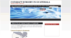 Desktop Screenshot of cataract-surgery-guatemala.angelsabroad.com