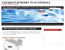 Tablet Screenshot of cataract-surgery-guatemala.angelsabroad.com